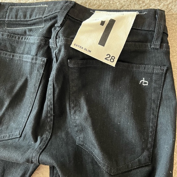 rag & bone - Black Fit 1 Jeans size 28W/32L NWT - Picture 3 of 3